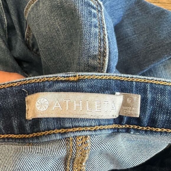 Athleta Sculptek Hi Rise Skinny Jeans Azure Wash - Picture 6 of 10